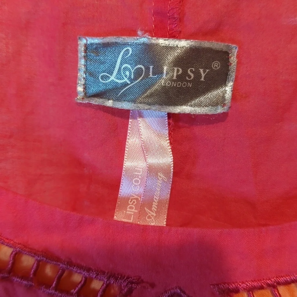 Lipsy pink dress mini SZ 8 EUC - Picture 3 of 4